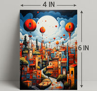 Dreamscape Cityscape Poster