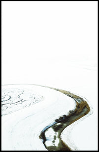 Serene Winter Landscape Art Print - Abstract or Artistic Poster