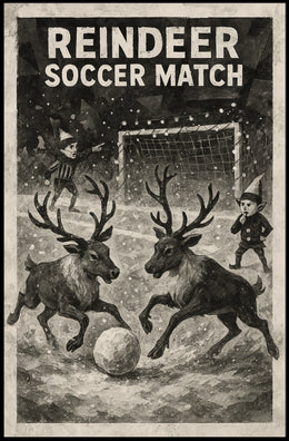 Reindeer Soccer Extravaganza Poster