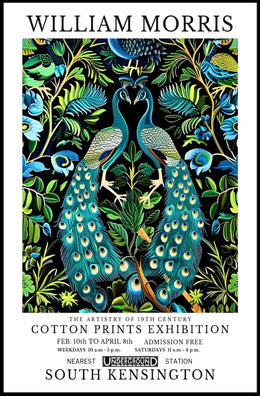 Cotton Prints Exhibition: Elegant Cultural or Heritage Poster