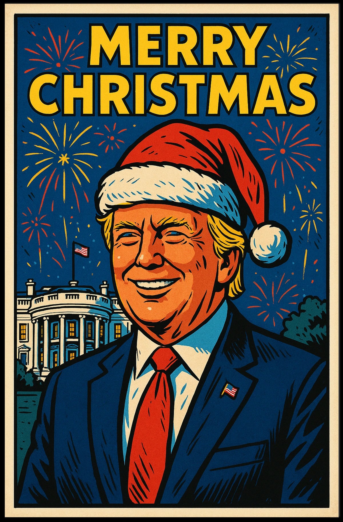 Merry Christmas Celebration Poster