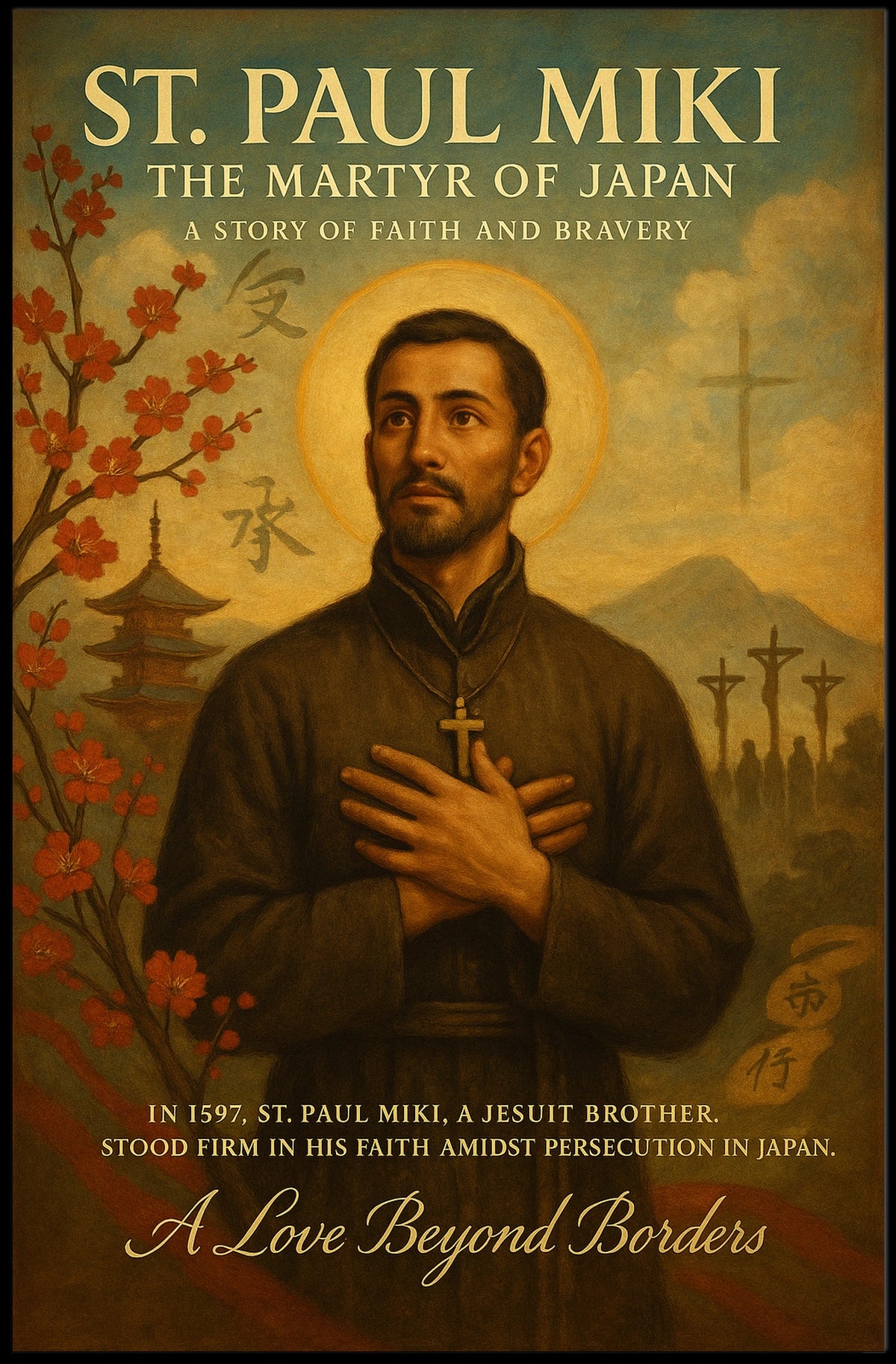 St. Paul Miki The Martyr of Japan Poster