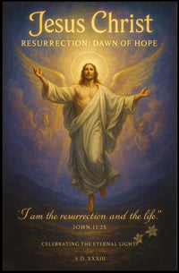 Jesus Christ Resurrection Dawn Of Poster