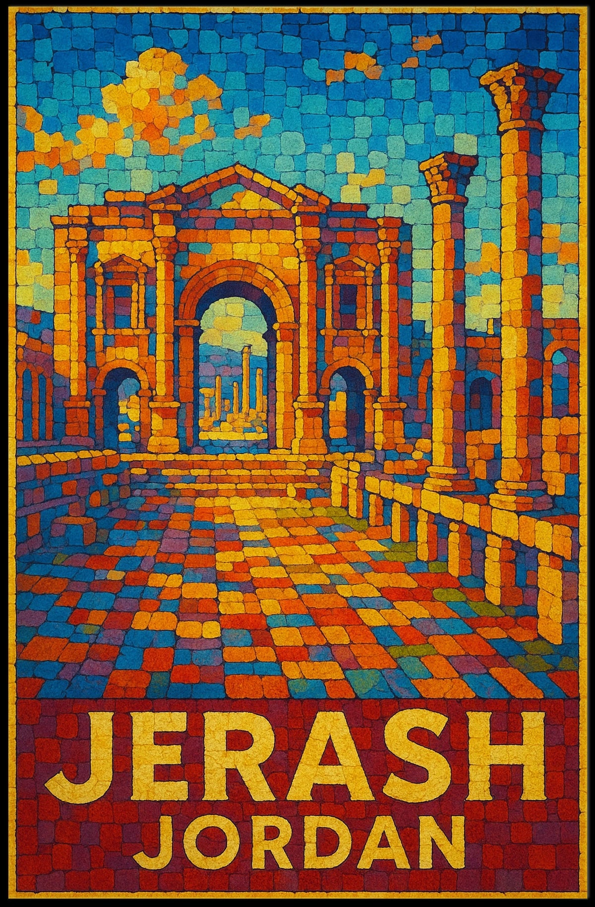 Jerash, Jordan Poster