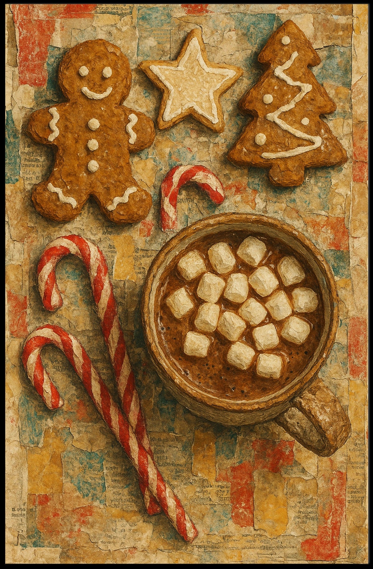 Festive Treats And Warm Cocoa Poster