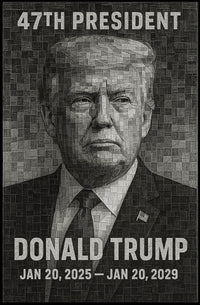 Donald Trump 47th President Poster