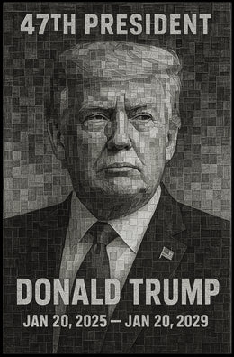 Donald Trump 47th President Poster