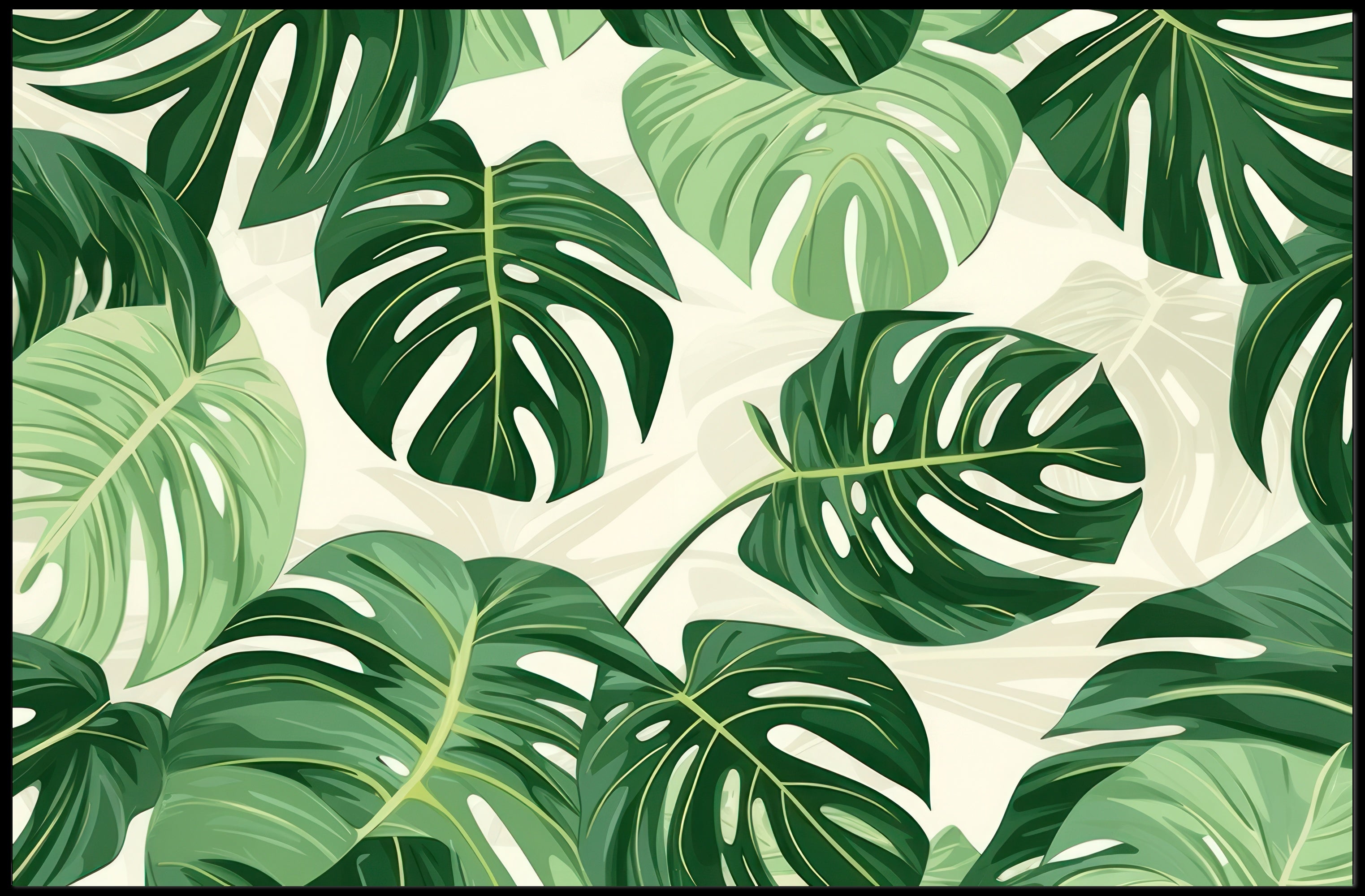 Tropical Foliage Bliss Poster