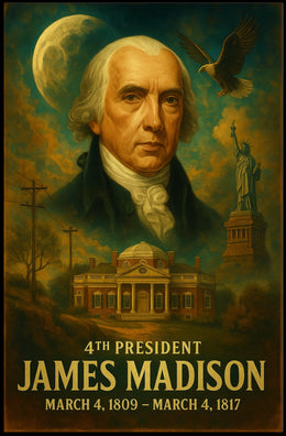 James Madison 4Th President Poster