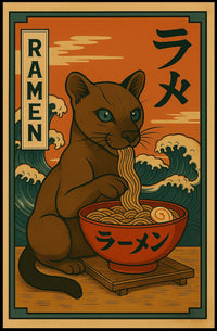 Ramen Cat Adventure Poster