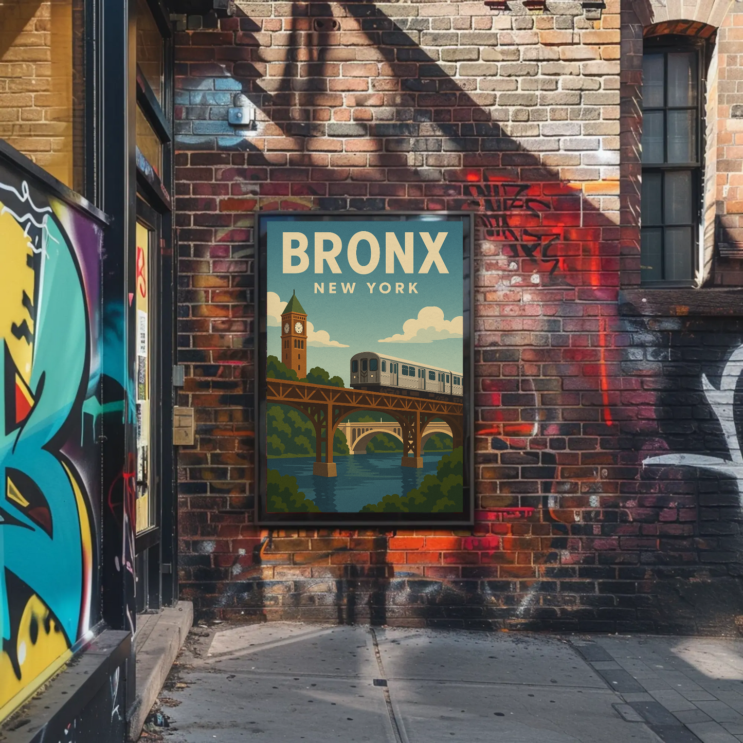 Bronx Bound: Crossing the Harlem River New York Poster