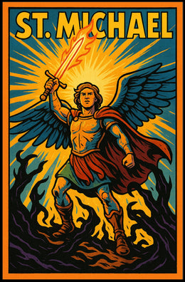 Archangel Michael Wall Art Poster