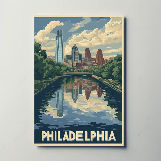 Philadelphia Vintage Poster