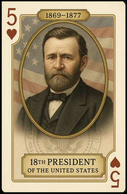 Ulysses S Grant 18th President Biography Portrait Poster