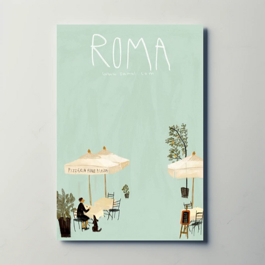 Roma: Italian CafÃ Poster