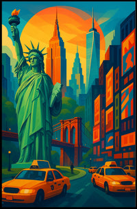 New York City Vibes Description Immerse yourself in the Poster