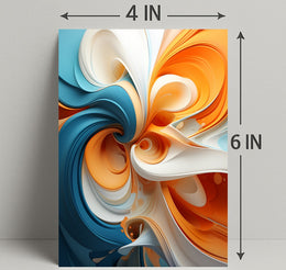 Abstract Swirl Of Colors Abstract Poster PosterGoat