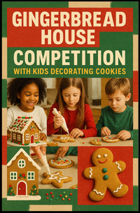 Gingerbread House Competition Poster