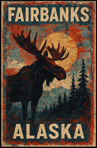 Fairbanks, Alaska Wilderness Poster