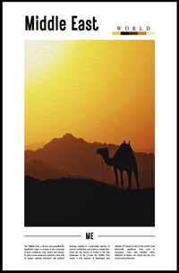 Middle Eastern Heritage Celebration Cultural or Heritage Poster PosterGoat