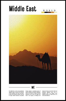 Middle Eastern Heritage Celebration Cultural or Heritage Poster PosterGoat