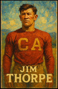 Jim Thorpe Portrait Poster