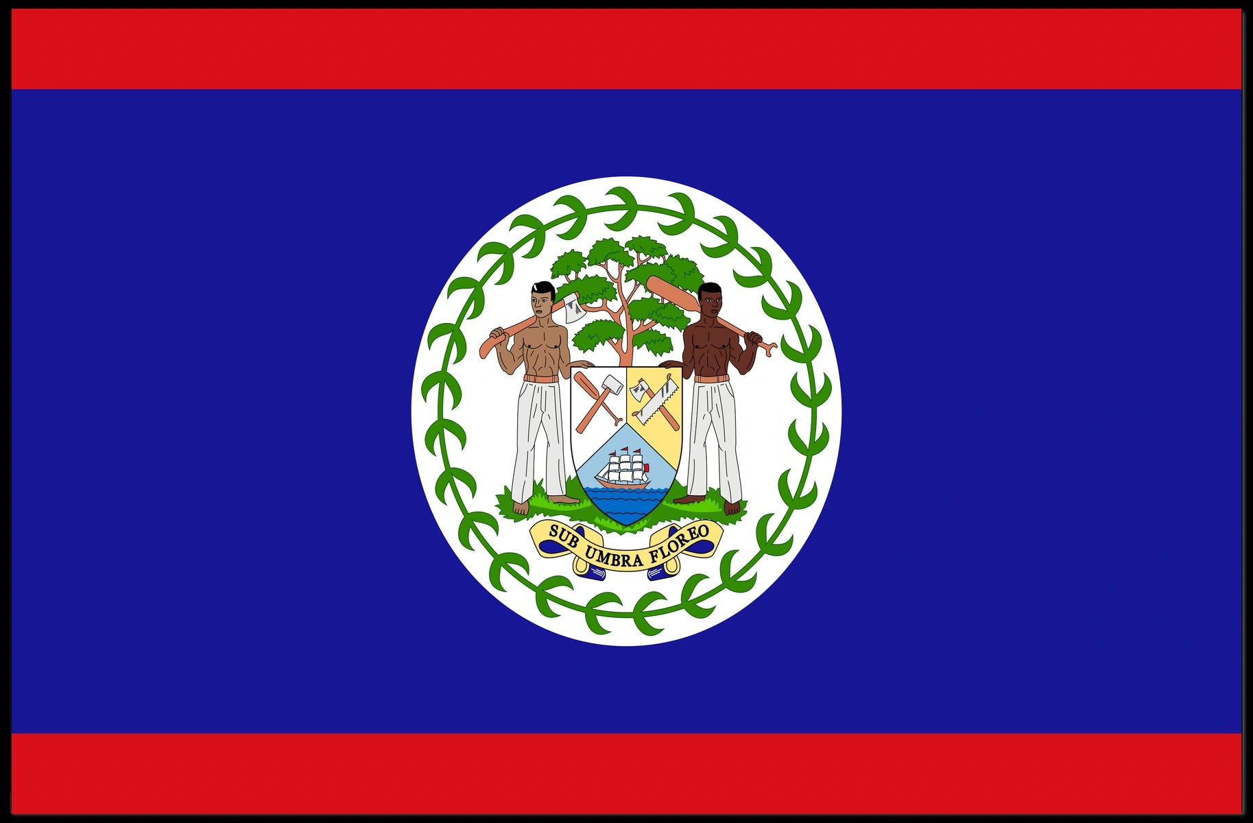 Belize Flag Poster