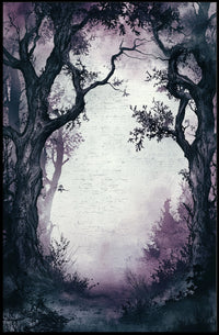 Mystical Forest Wonderland Art Print National Park Poster
