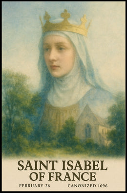 Saint Isabel Of France Poster