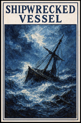 Shipwrecked Vessel Poster PosterGoat
