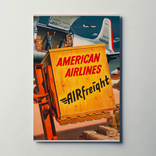 American Airlines Airfreight Poster