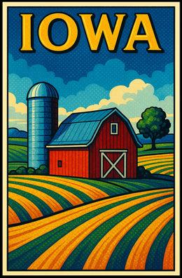 Iowa Countryside Poster