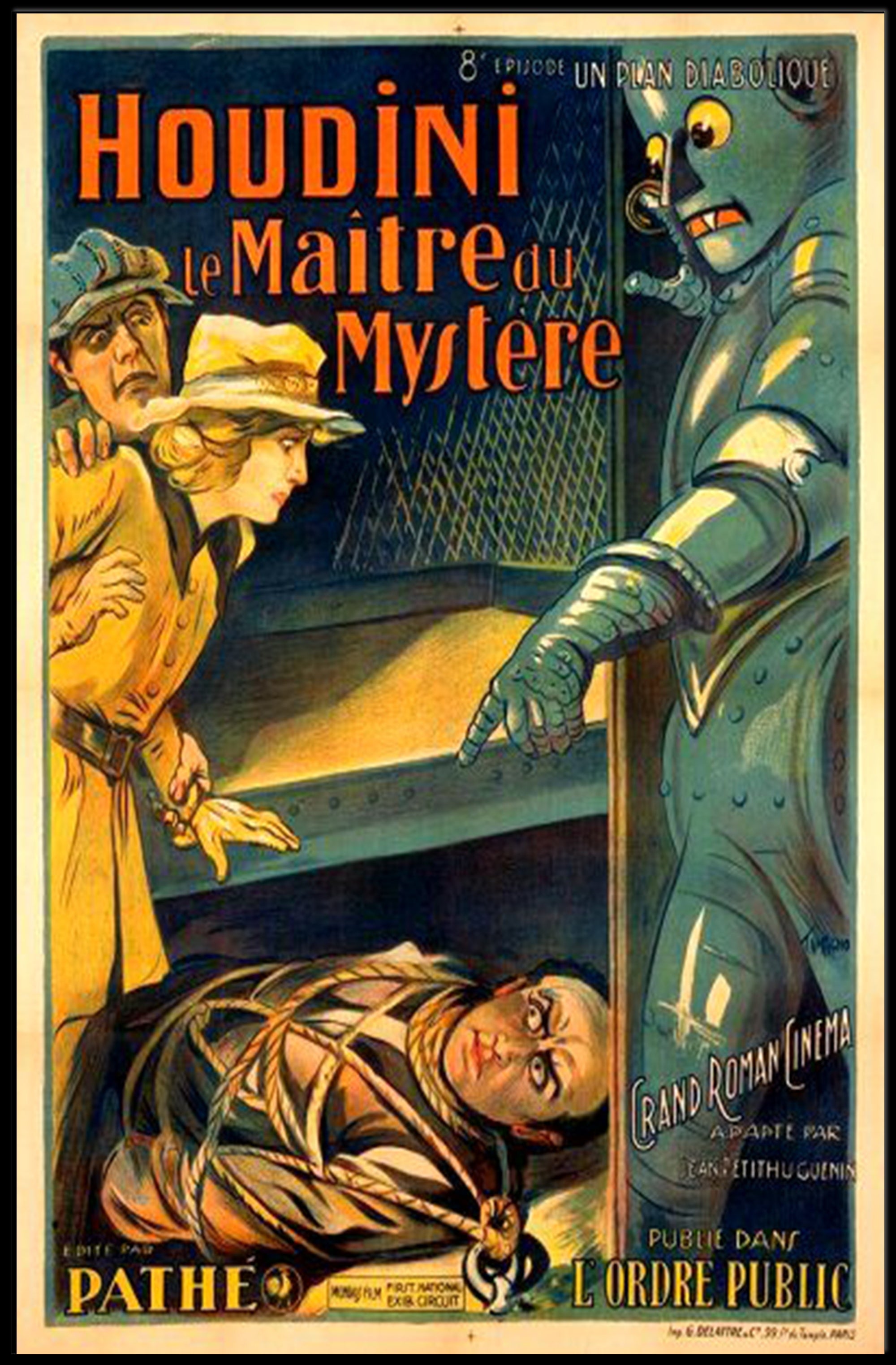 Mystery and Sci-Fi Escape Artistry Futuristic Sci-Fi Poster