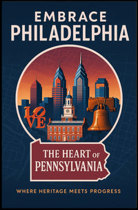 Embrace Philadelphia Poster PosterGoat