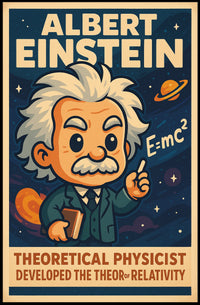 Albert Einstein Theoretical Physicist Poster