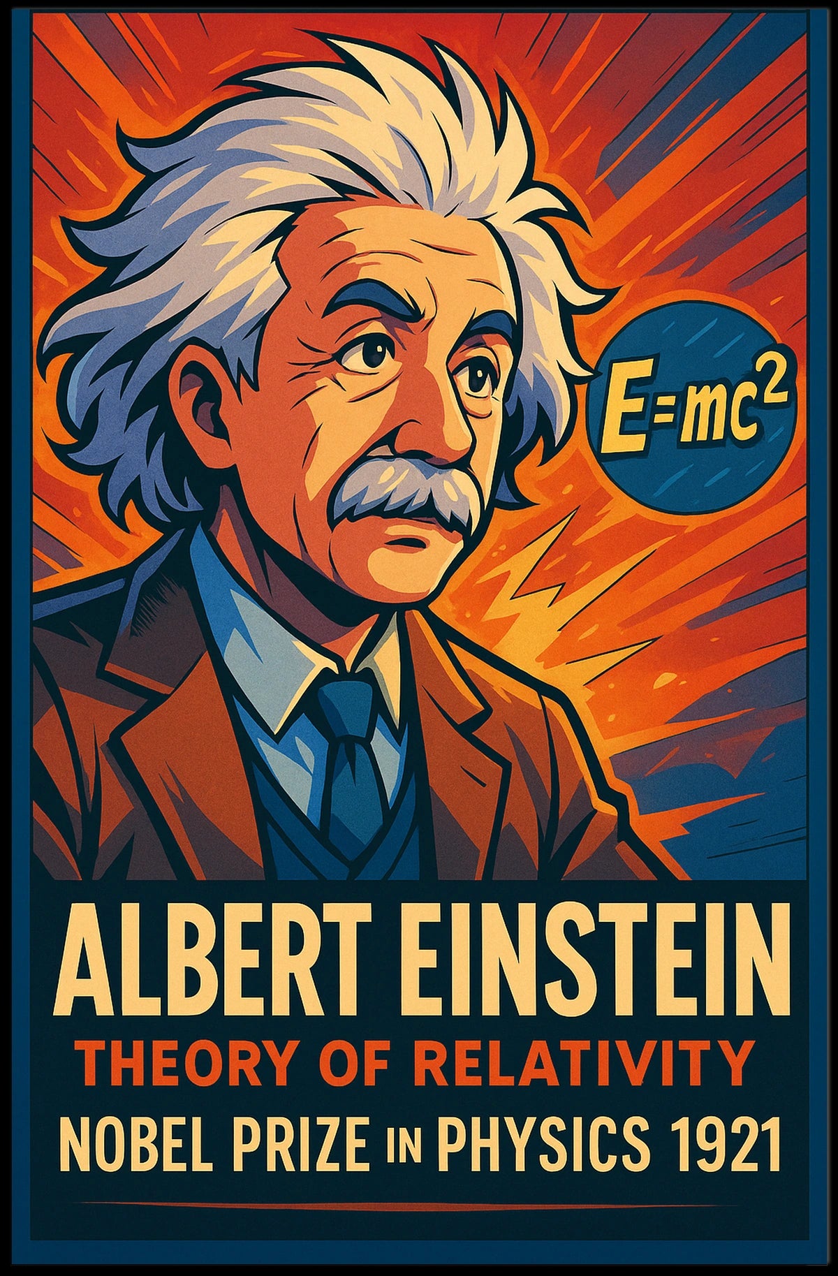 Albert Einstein Nobel Prize In Physics Poster