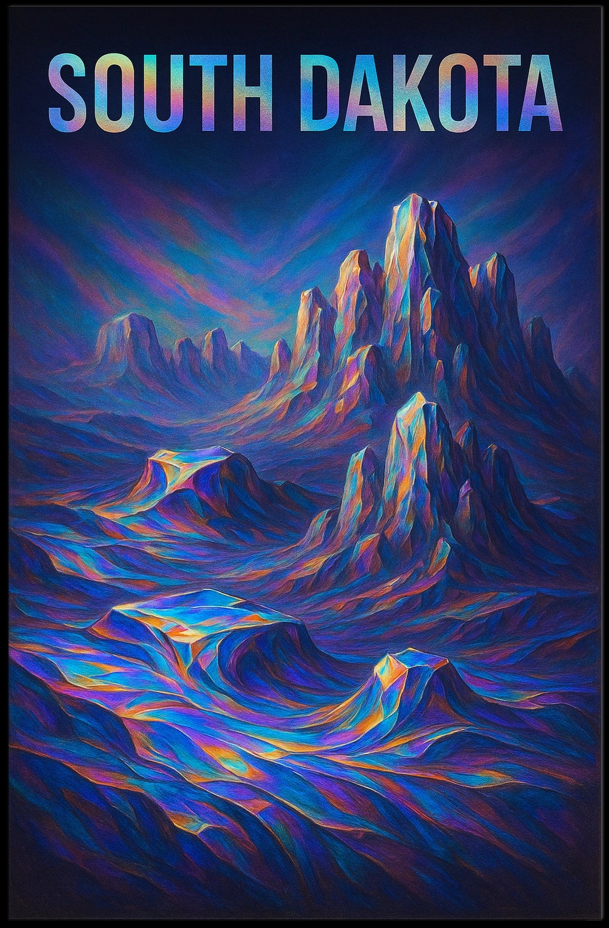 South Dakota Dreamscape Poster