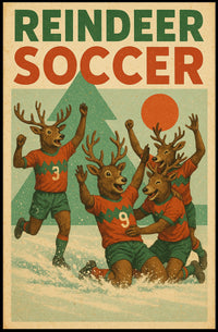 Reindeer Soccer Extravaganza Poster