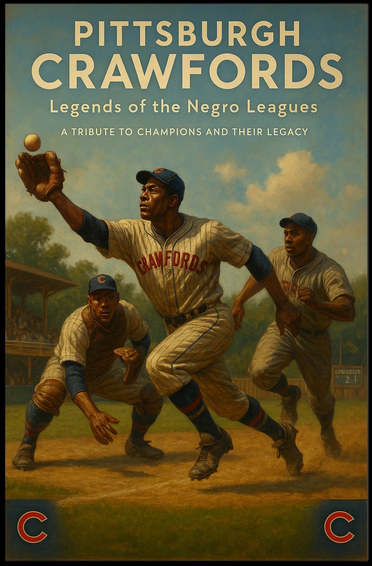 Pittsburgh Crawfords Legends Of The Poster