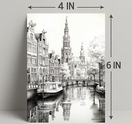 Tranquil Canal Scene Poster