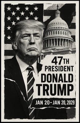 Donald Trump The Resolute Patriot Poster