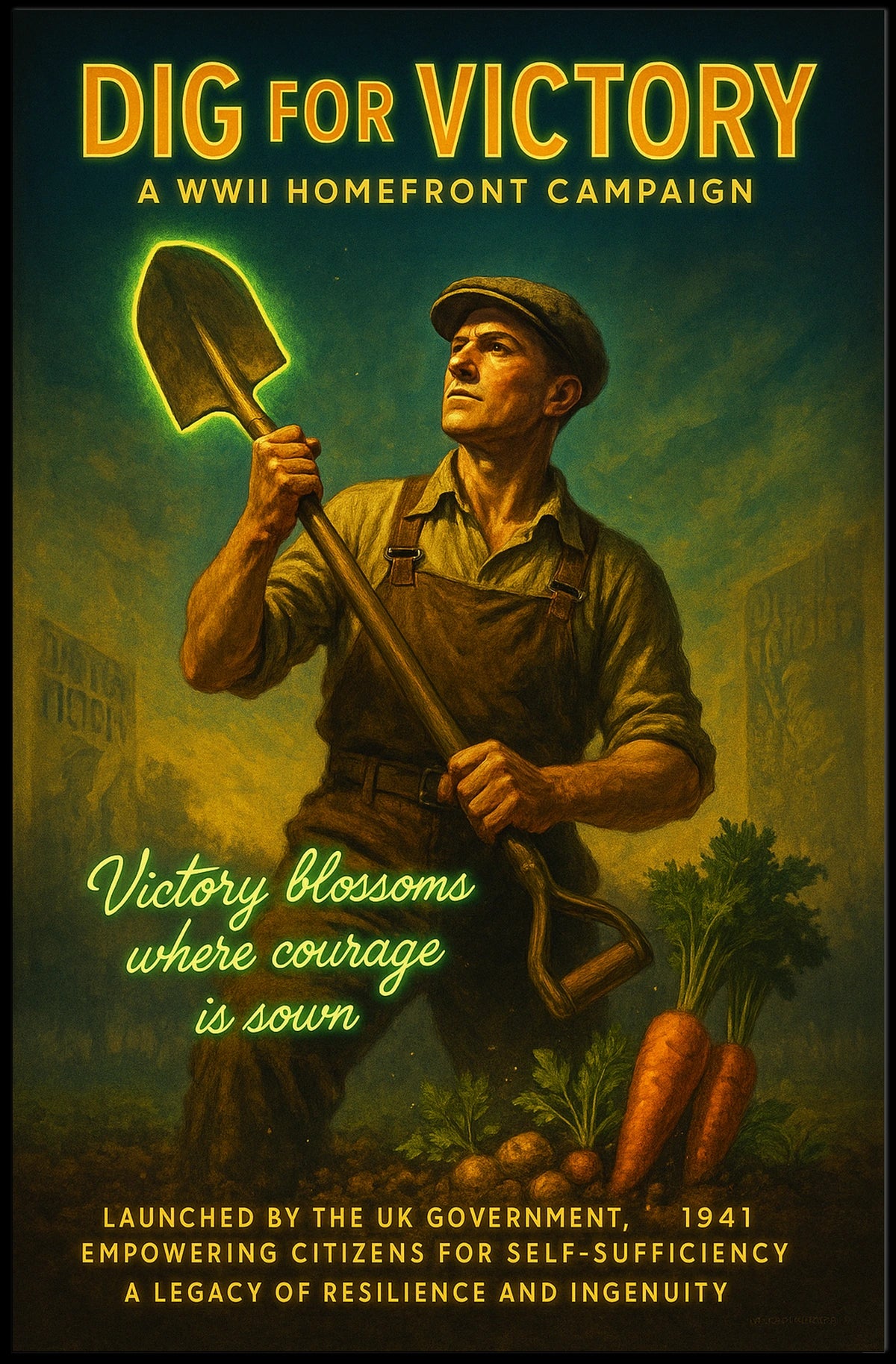 Dig For Victory Poster