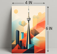 Geometric Skyline Poster