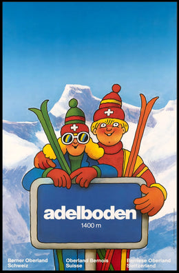 Adelboden Ski Adventure Poster