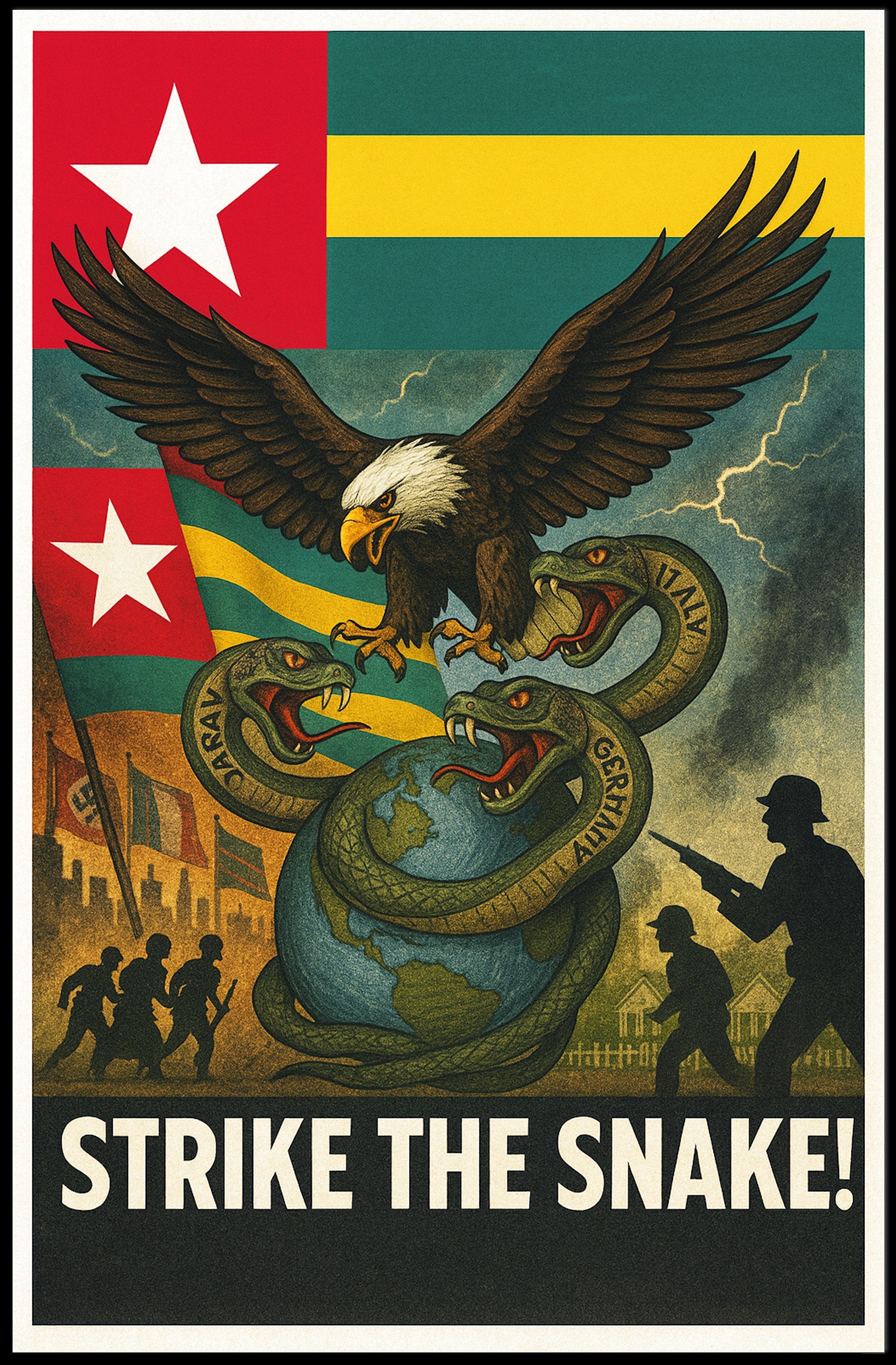Strike the Snake! Poster PosterGoat