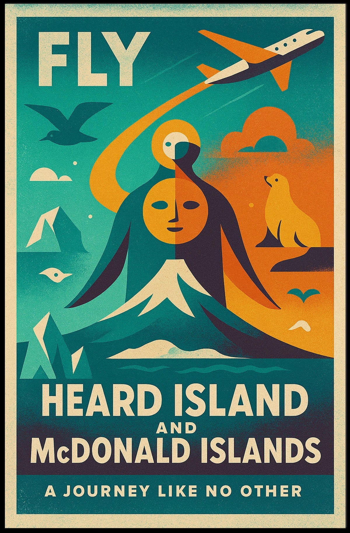 Explore Heard Island and McDonald Islands Poster