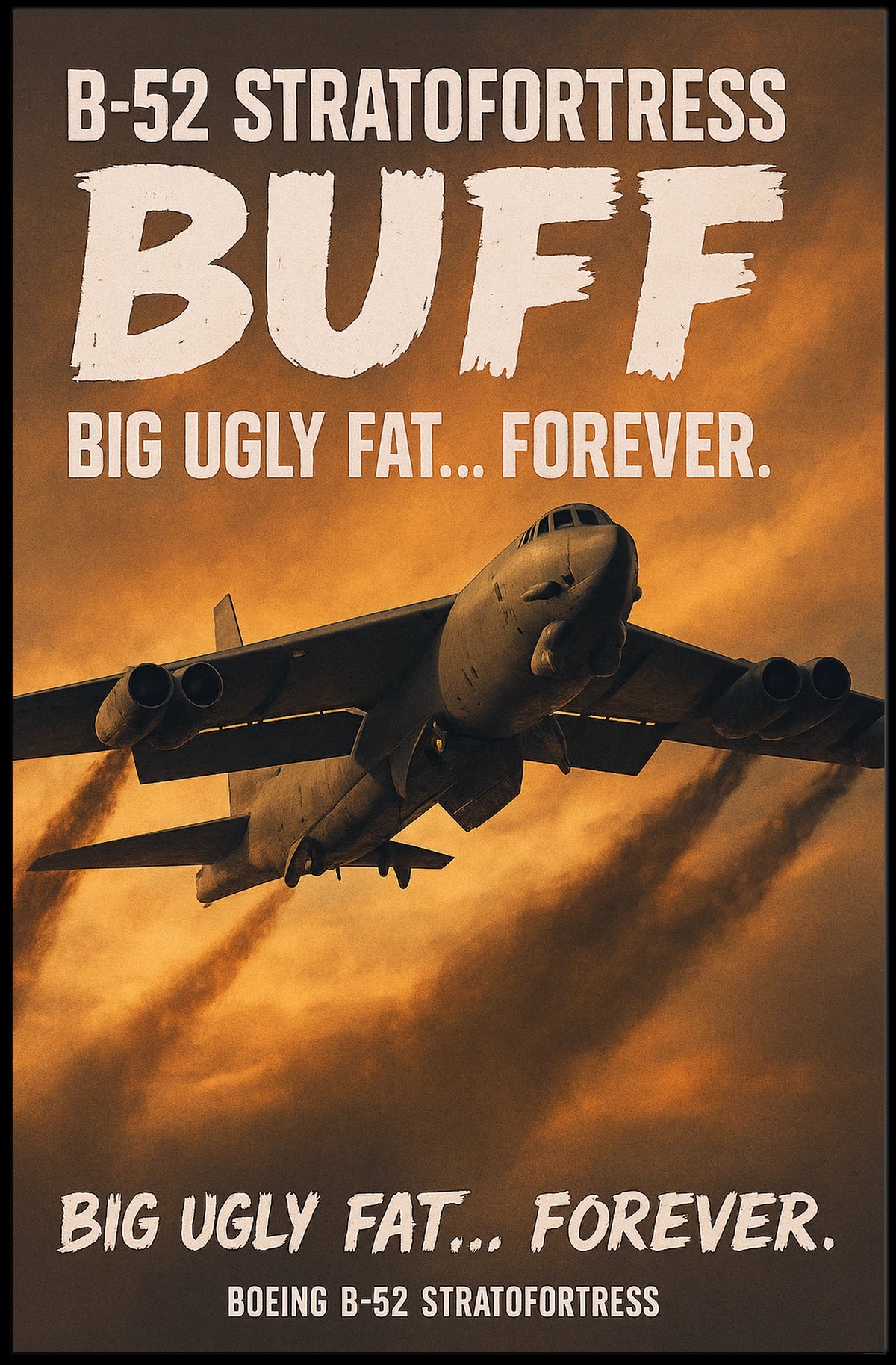 B-52 Stratofortress - BUFF Poster