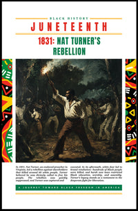Nat Turner's Rebellion Infographic Historical Poster