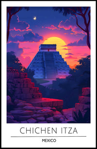Chichen Itza Majestic Scene Cultural or Heritage Poster