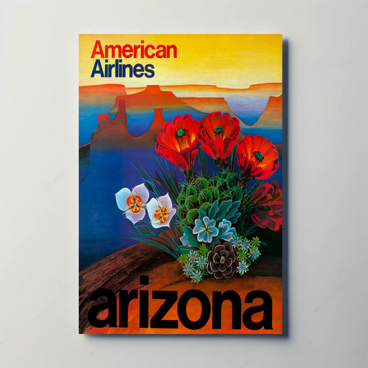 American Airlines Arizona Travel Poster